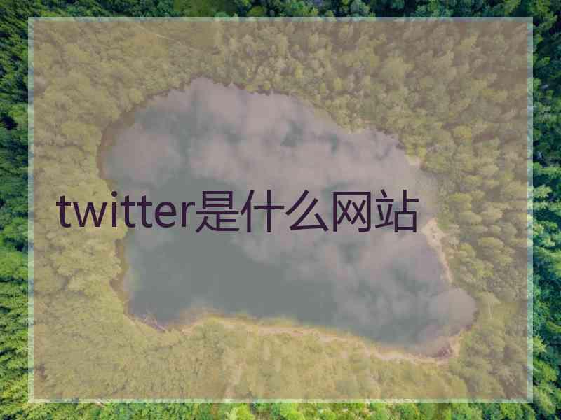 twitter是什么网站