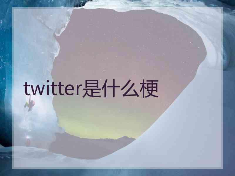 twitter是什么梗
