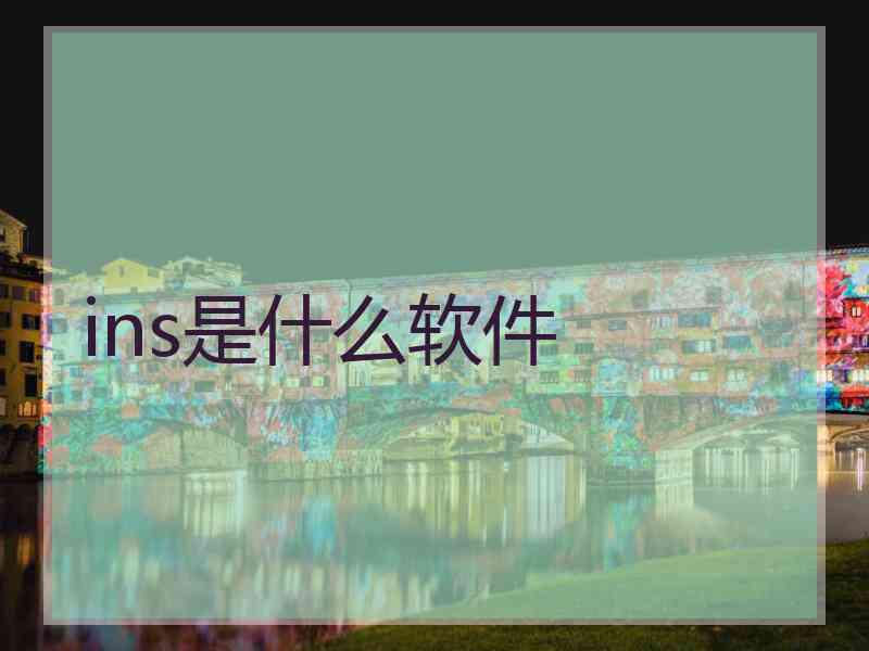 ins是什么软件