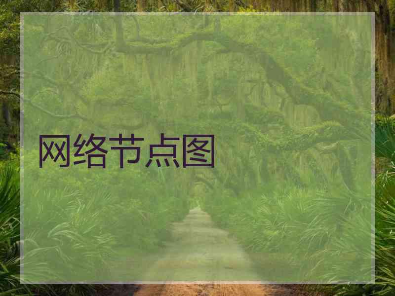 网络节点图