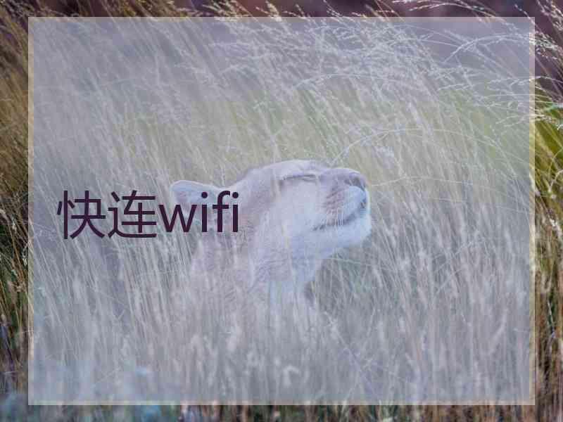 快连wifi