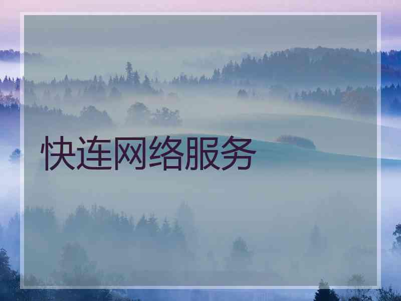 快连网络服务