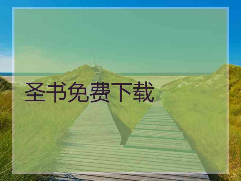 圣书免费下载