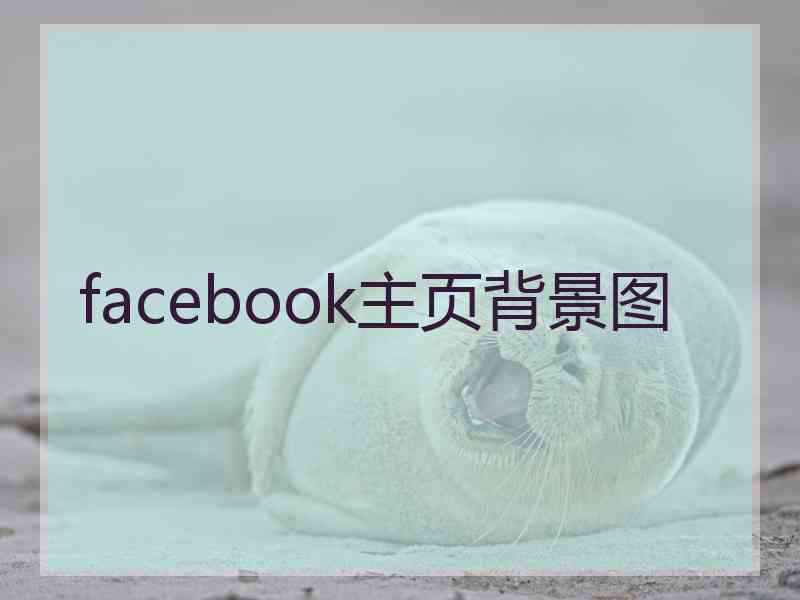 facebook主页背景图