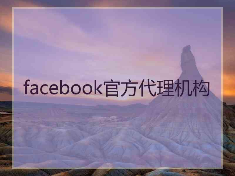 facebook官方代理机构