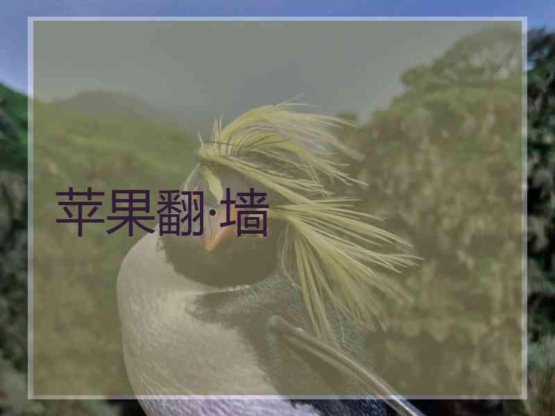 苹果翻·墙
