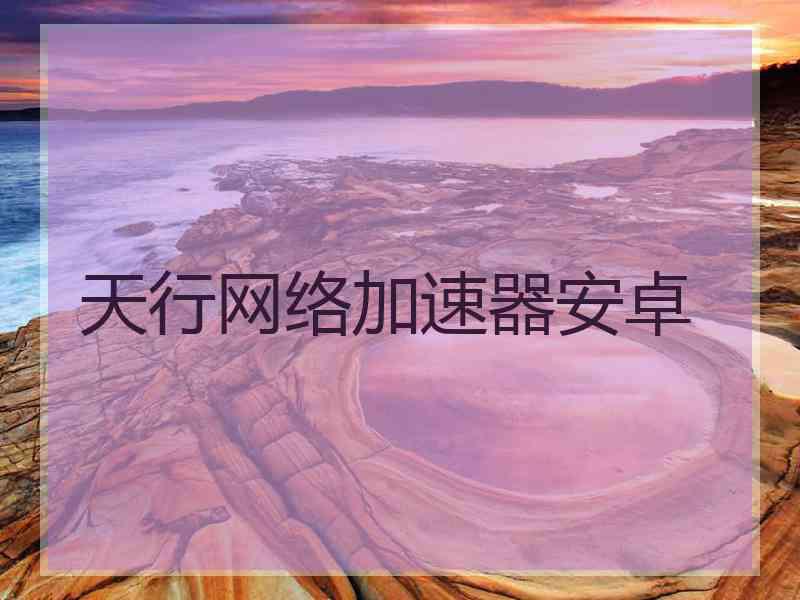 天行网络加速器安卓