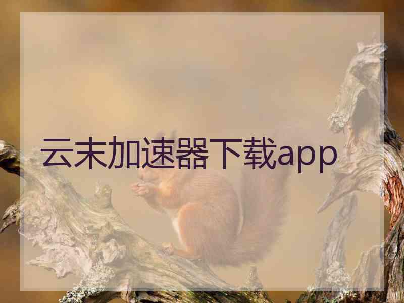 云末加速器下载app