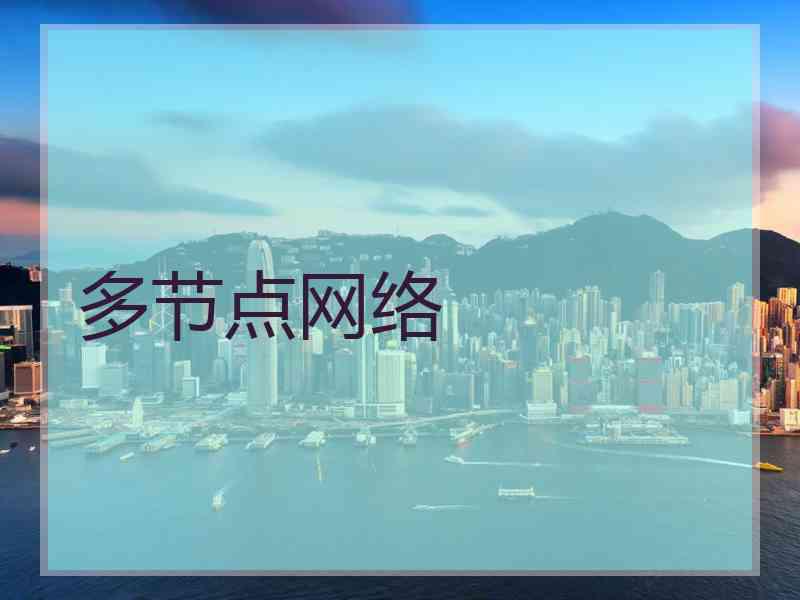 多节点网络
