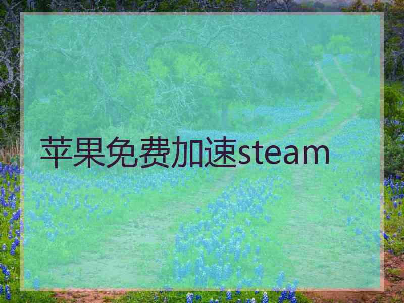 苹果免费加速steam