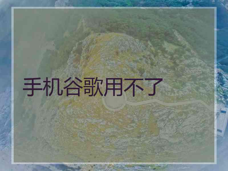 手机谷歌用不了