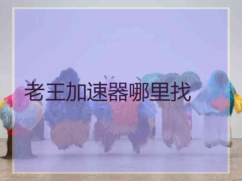 老王加速器哪里找
