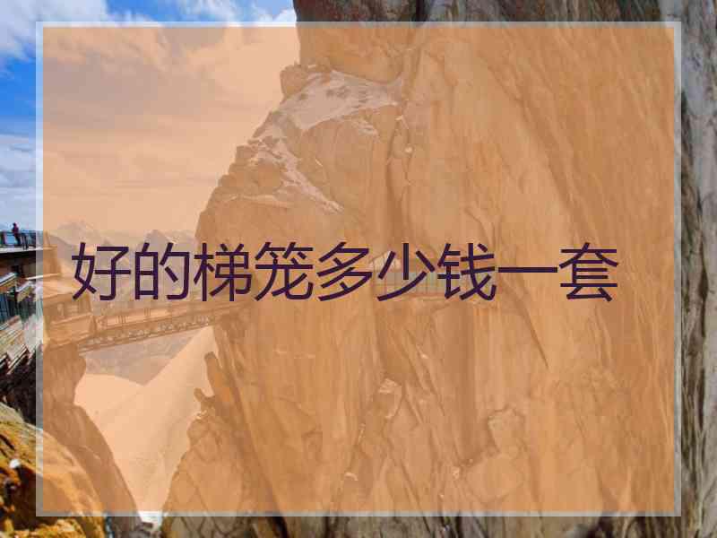 好的梯笼多少钱一套