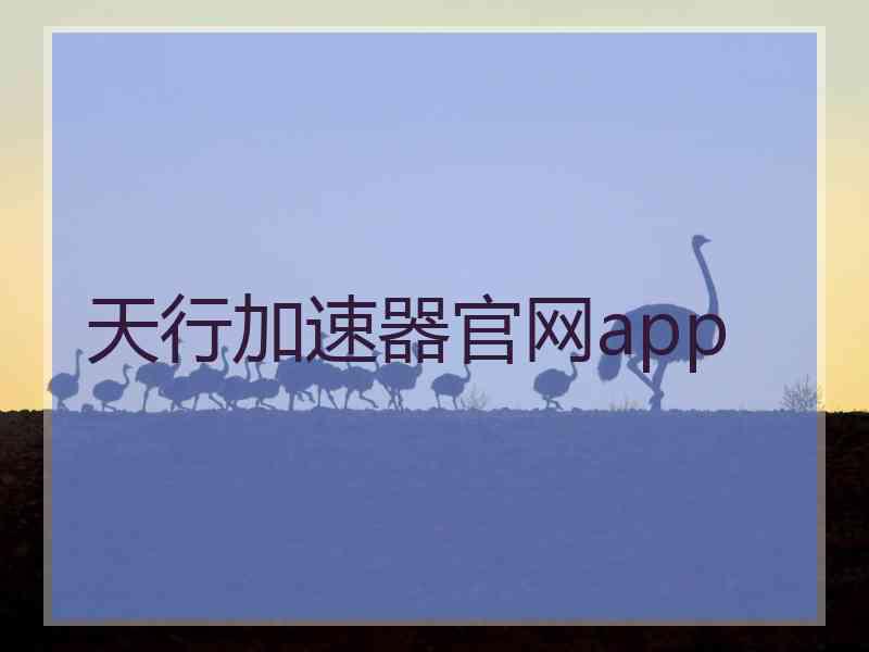 天行加速器官网app