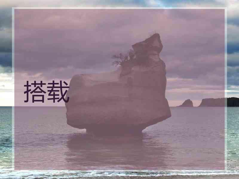 搭载